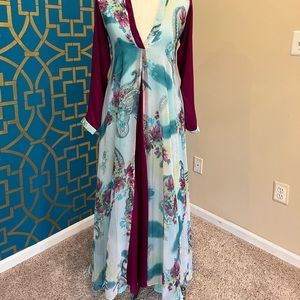 Summertime indo western gown